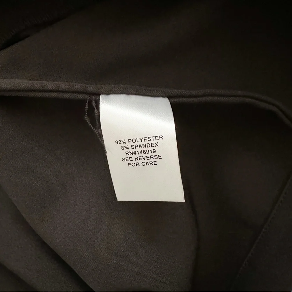 Like new! RACHEL Rachel Roy Cropped Black Trench Jacket - Picture 5 of 5